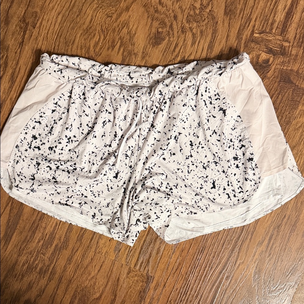 Avia White and Black Athletic Shorts